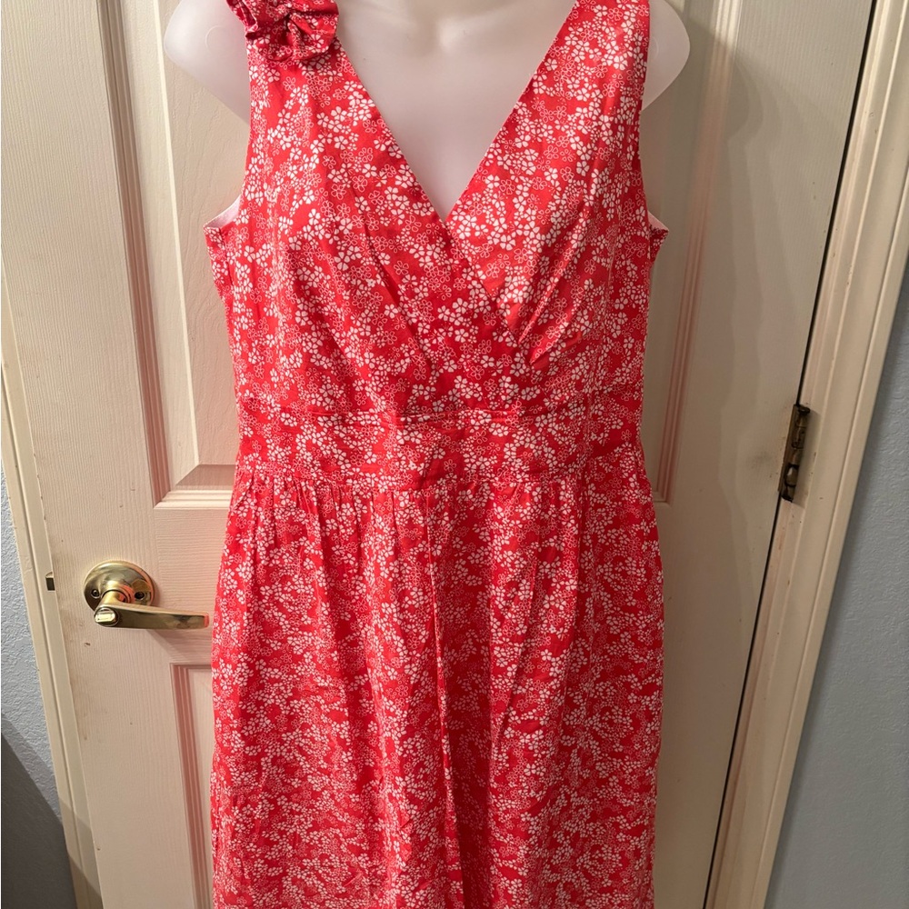 Robbie Bee Pink Sleeveless V-Neck Midi Dress cute summer dress by Robbie Bee